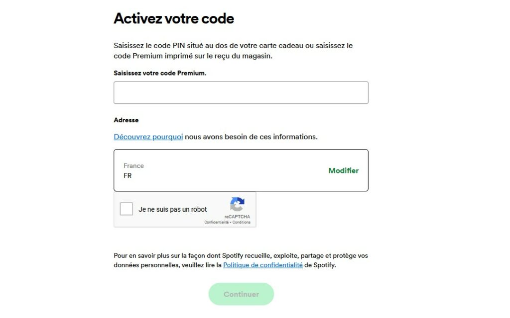 Comment utiliser un code de bon d'achat Spotify ?