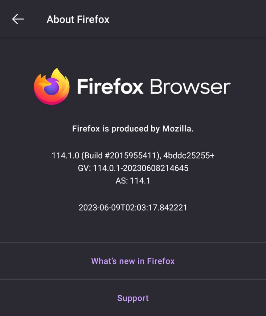 Mettre à jour manuellement Firefox sur Android et iOS